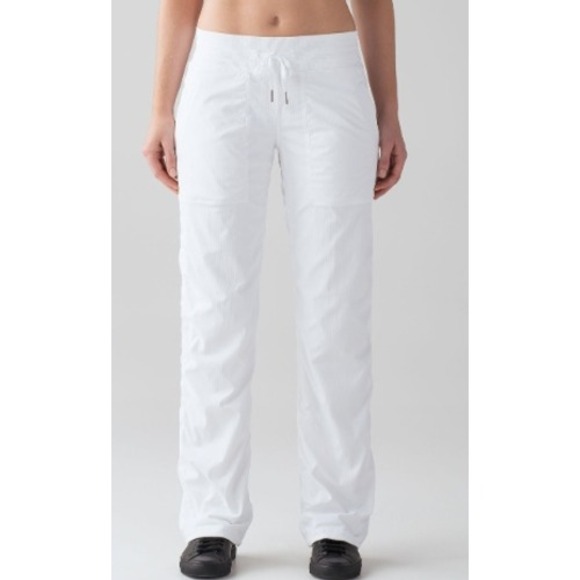 Lululemon Dance Studio Pant III (Regular) *Lined 32" White SZ 4 - Picture 1 of 9